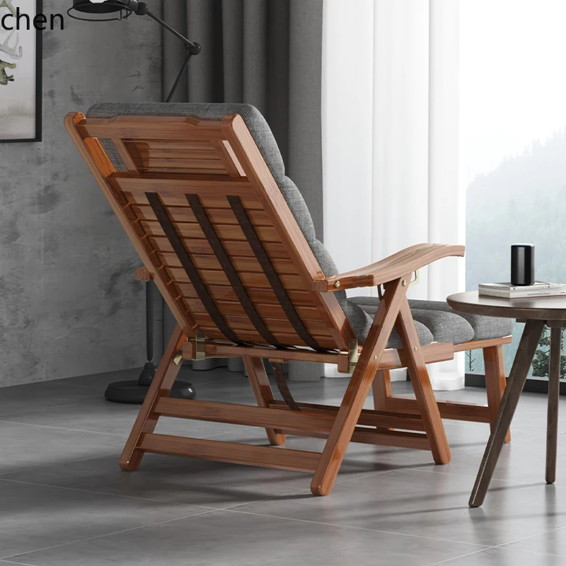Balcony for the elderly Household leisure Foldable lunch break Suitable for nap Sun bamboo couch