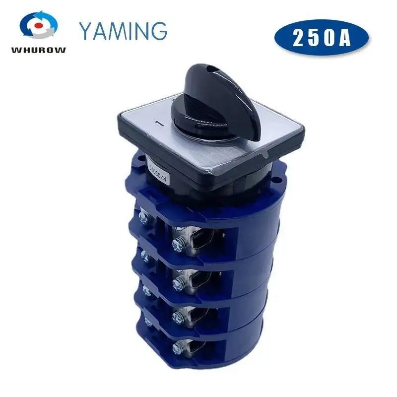 250A Thay Đổi-Trên Cam Công Tắc LW26-250/4 3 Bánh Đa Năng 4 Dây Đôi Nguồn Điện Cung Cấp Động Cơ Phía Trước Và đảo Ngược