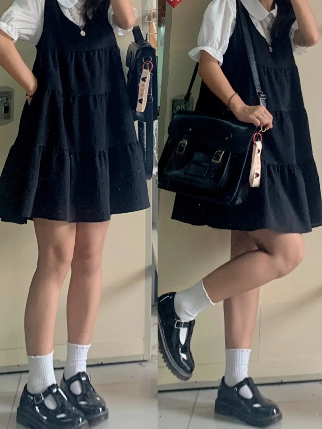 Jk Soft Leather Messenger Bag Backpack Female British Retro Multi-functional Backpack Versatile Handbag College Style School Bag