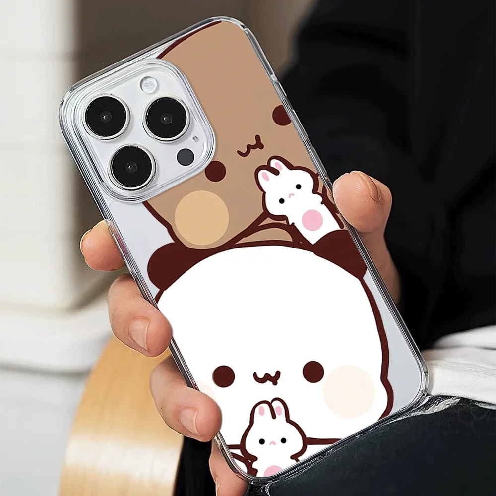 BUBU DUDU Cartoon Phone Case for iPhone 12 11 13 14 15 16 Max Pro Plus Magsafe Magnetic Wireless Cover