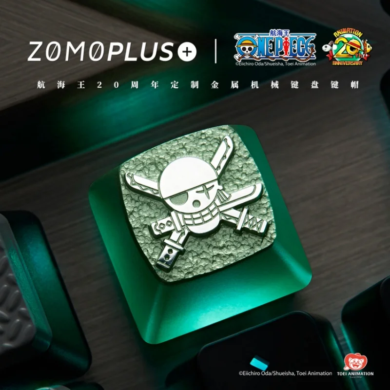 Imagem -04 - Personalizado Metal Keycaps Acessórios Teclado Mecânico One Preço Luffy Zoro Único Original Personalizado