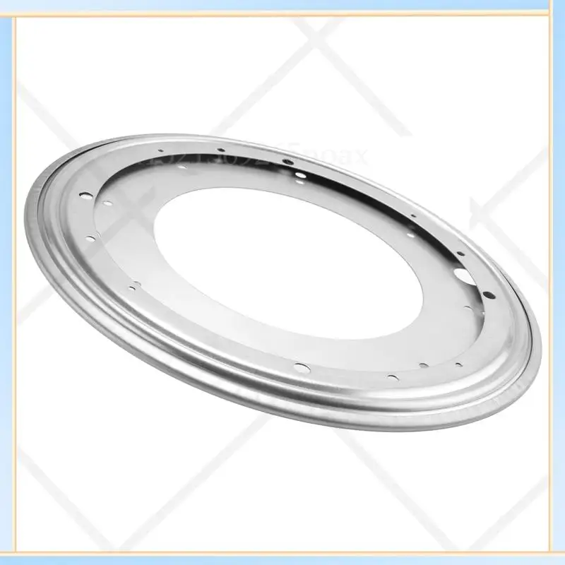 

-SPOR 12 Inch Round Shape Galvanized Turntable Rotating Swivel Plate Kitchen & Display Table Hardware