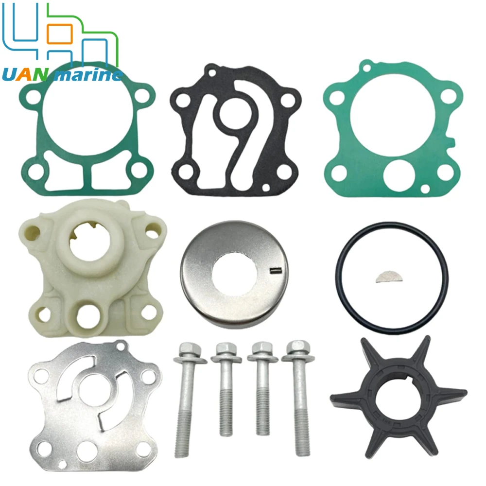 Water Pump Impeller Kit w/housing For Yamaha 2-Stroke  50 60 70HP Outboard  6H3-W0078 6H3-W0078-A0  6H3-W0078-00  18-3465