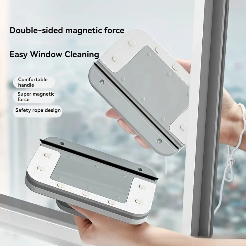 

Double-Sided Magnetic Window Cleaner Glass Wiper Wash Scraper Cleaning Brush Household Tool Home Accessories Initial Washing