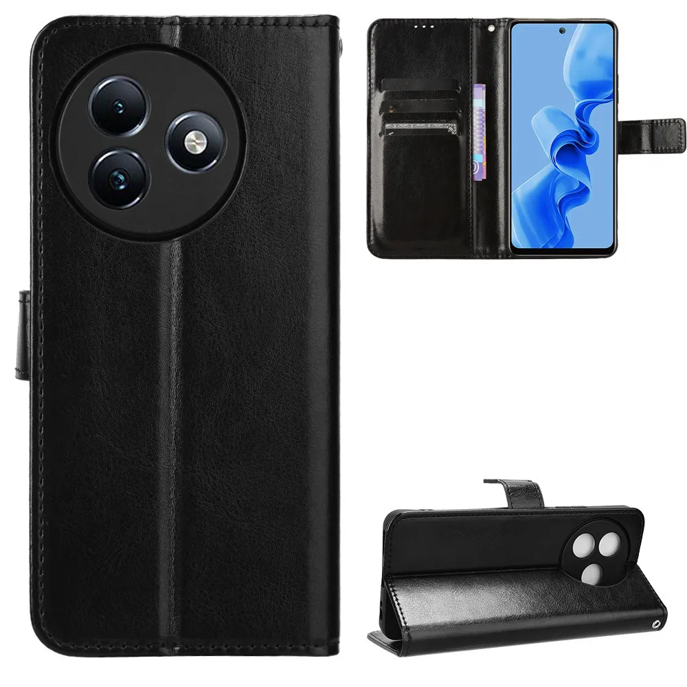 For ITEL S24 Case For Huawei P50 Pro Luxury PU Leather Wallet Lanyard Stand Case For ITEL S24 S 24 ITELS24 Phone Bags