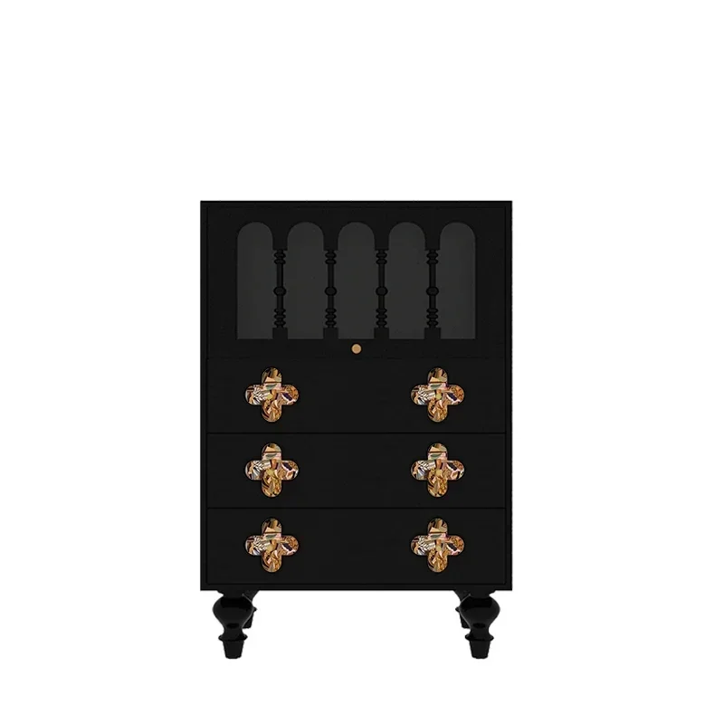 

Многослойное хранилище с вырезом сверху, гостиная, спальня, хранилище, домашнее использование, ящик для хранения из массива дерева в стиле ретро.