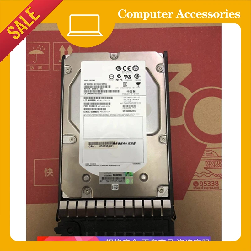 

New For HP AP872A 583718-001 516810-003 600G 15K SAS 3.5 Storage Hard Drive