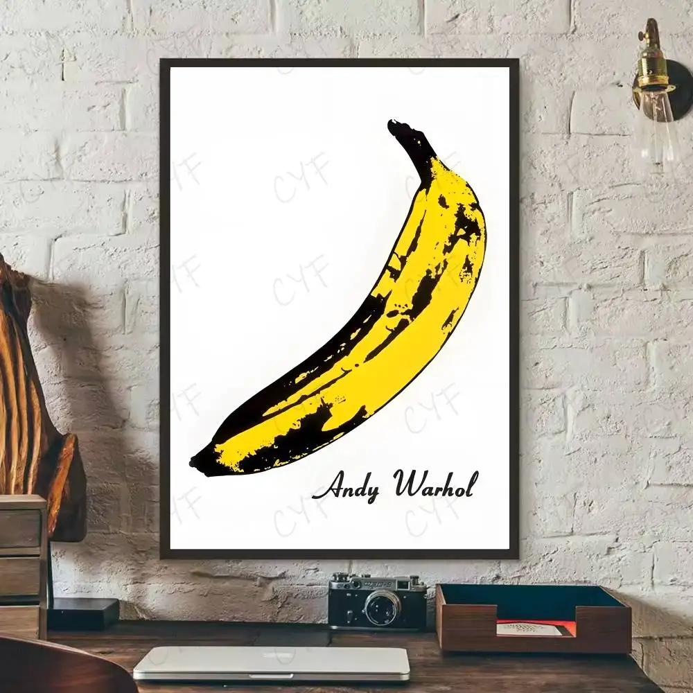 Andy Warhol Pop Sunset Banana Poster HD Art Sticky Wall Waterproof