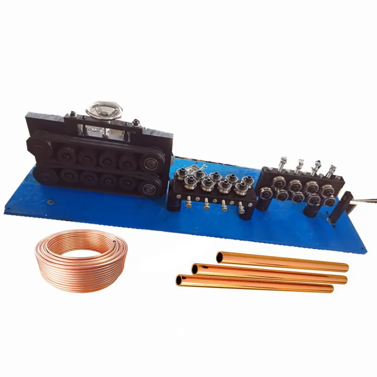 Easy open and close 0.5-1mm  26rollers Manual rotary Metal Wire straightener steel plate straightening machine