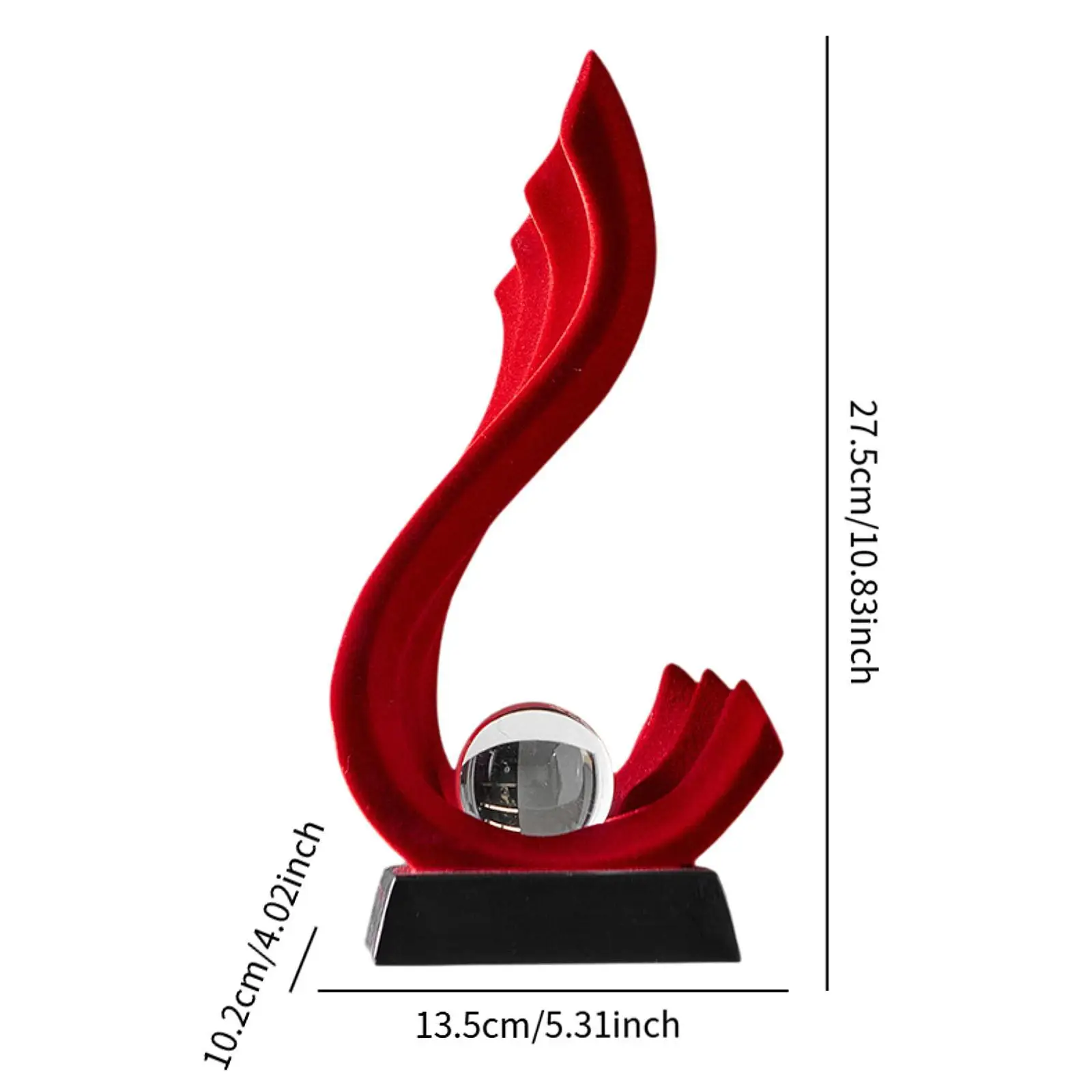 Desktop Decorative Ornament Collectibles Home Decor Funny Desktop Flocking Statue for Bedroom Indoor Walkway Living Room Desktop