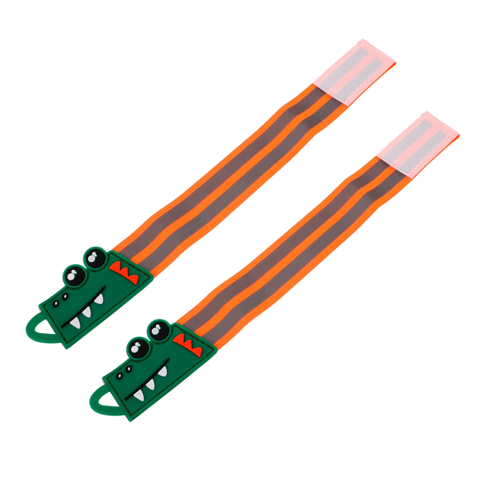 

1Pair Reflective Wristband Elastic Leg Strap Durable PVC Adjustable Trouser Boot Bands Outdoor Cycling Accessories