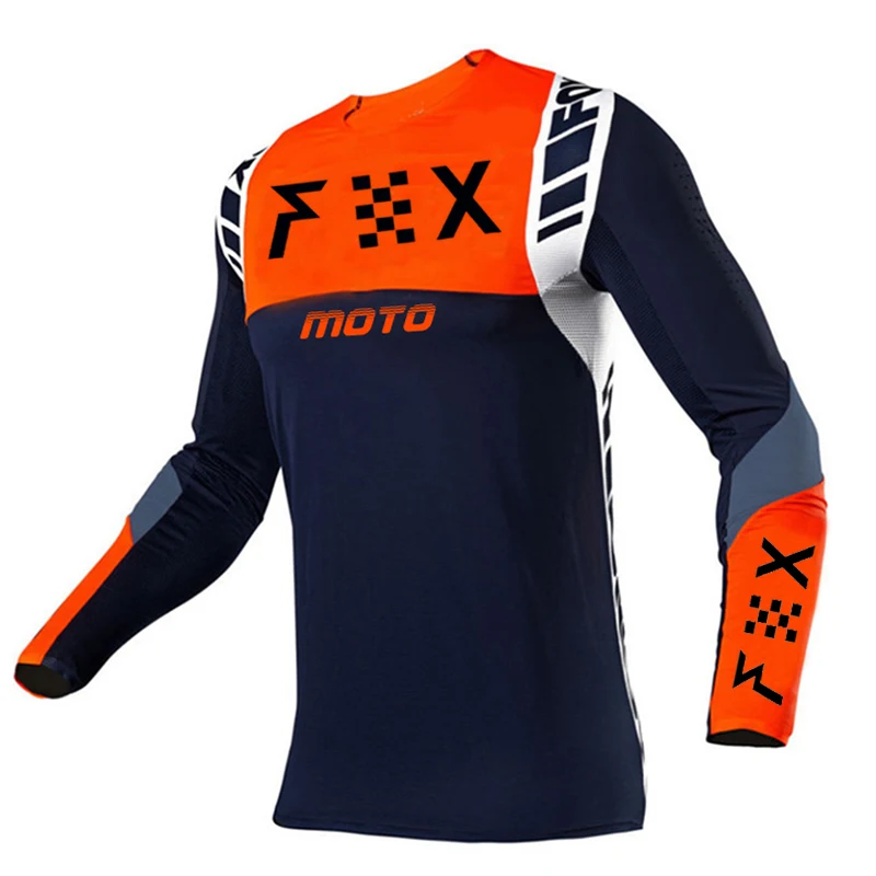 

FHX Motocross Jeresy Mountain Enduro Bike Clothing Bicycle Moto Downhill T-shirt Men Cycling Jersey MTB Shirts BMX