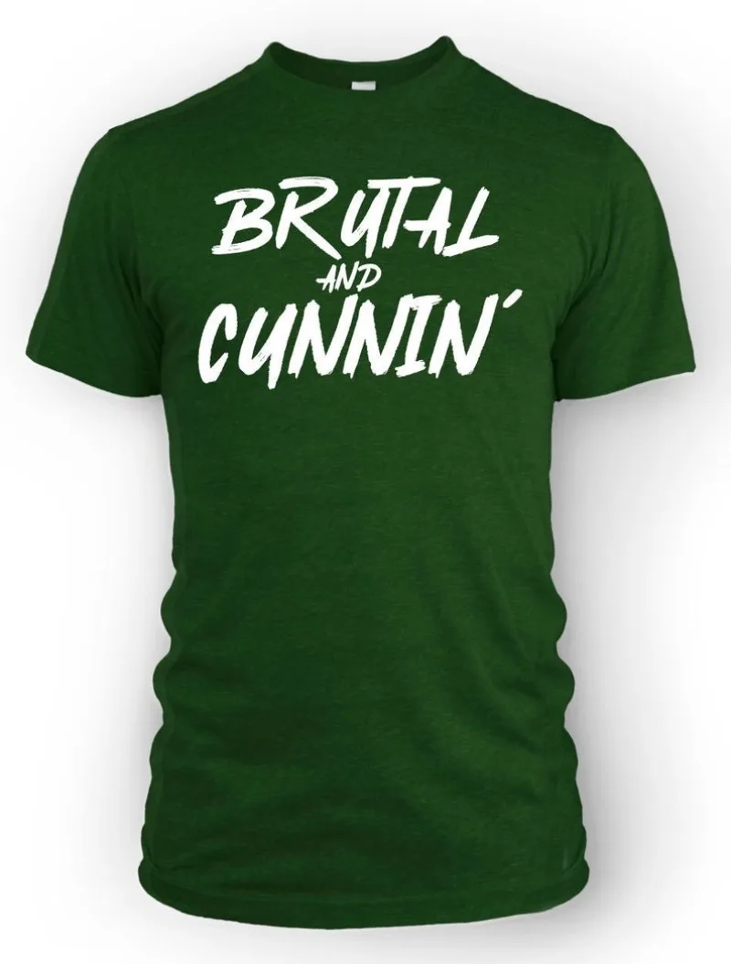 

00013083#A-Brutal and Cunnin' Ork Wargaming Fan Shirt | Handmade gift for Tabletop Gamers | Short Sleeved Unisex Graphic Tee | A