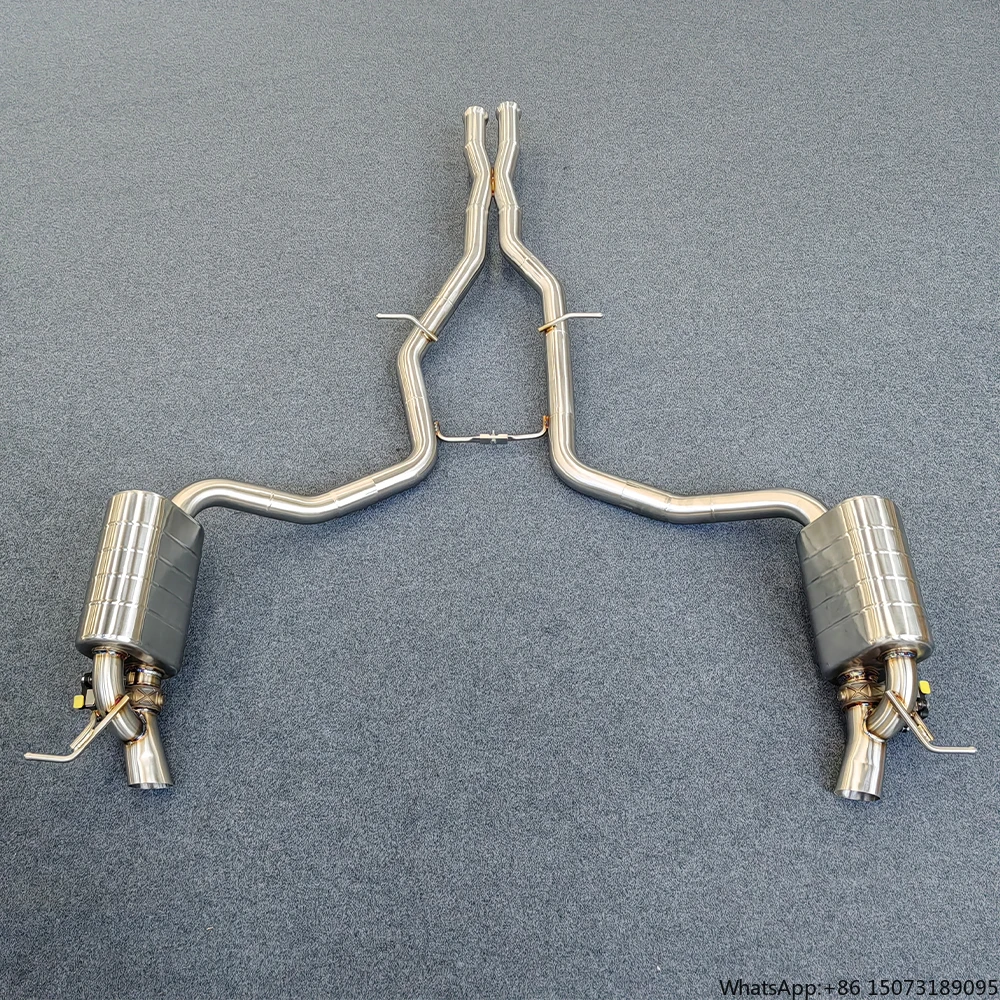 ForCLS350 W218  Stainless Steel Cat-back Exhaust Valve System for Exhaust Pipes