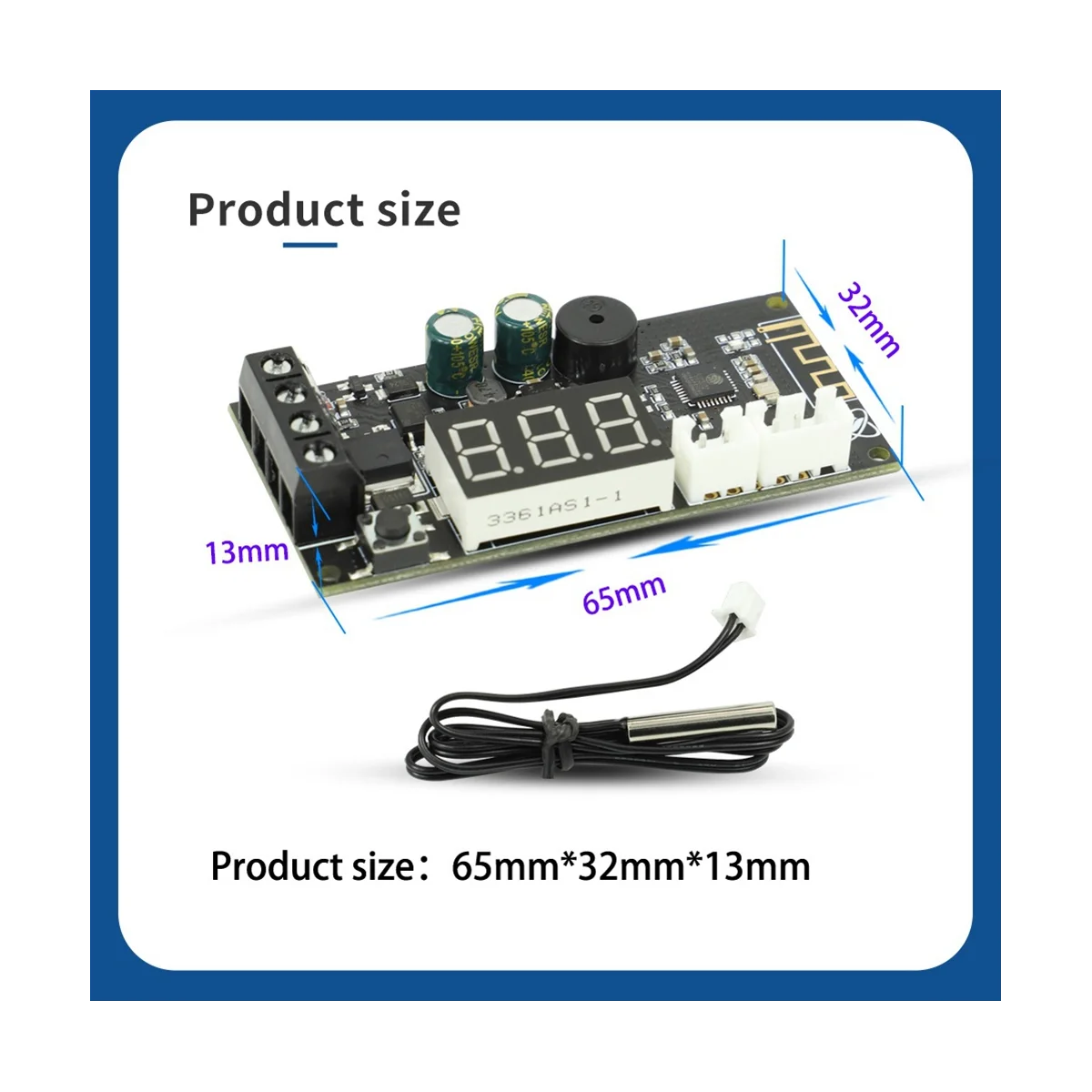 

Remote WIFI Thermostat High Precision Temperature Controller Module Cooling and Heating APP Collection