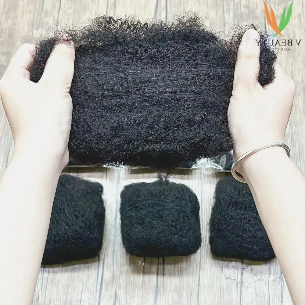 

8A Afro Kinky Bulk Human Hair QVR 8 Inches 30g/pack Afro Kinkys Human Hair for Twist Braids Dreadlock Extensions