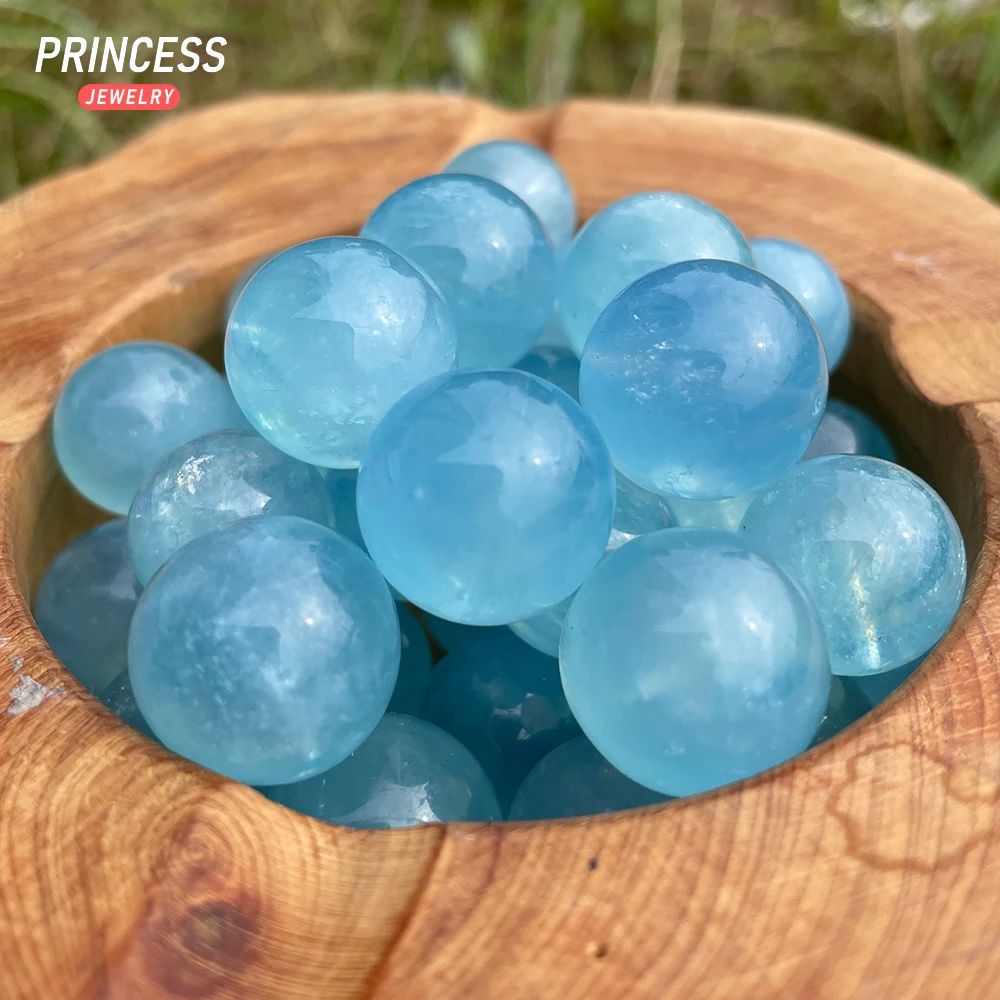 

A++ Natural Blue Aquamarine Beads 16mm 18mm Loose Gemstone Beads for Jewelry Making Pendant Wholesale Beads DIY Accessories