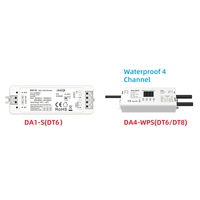 DA4-WPS(DT6/DT8) Waterproof 4 Channel Constant Voltage DALI LED Dimmer DT6 dimming/DT8-TC color temperature/DT8-RGB/RGBW light