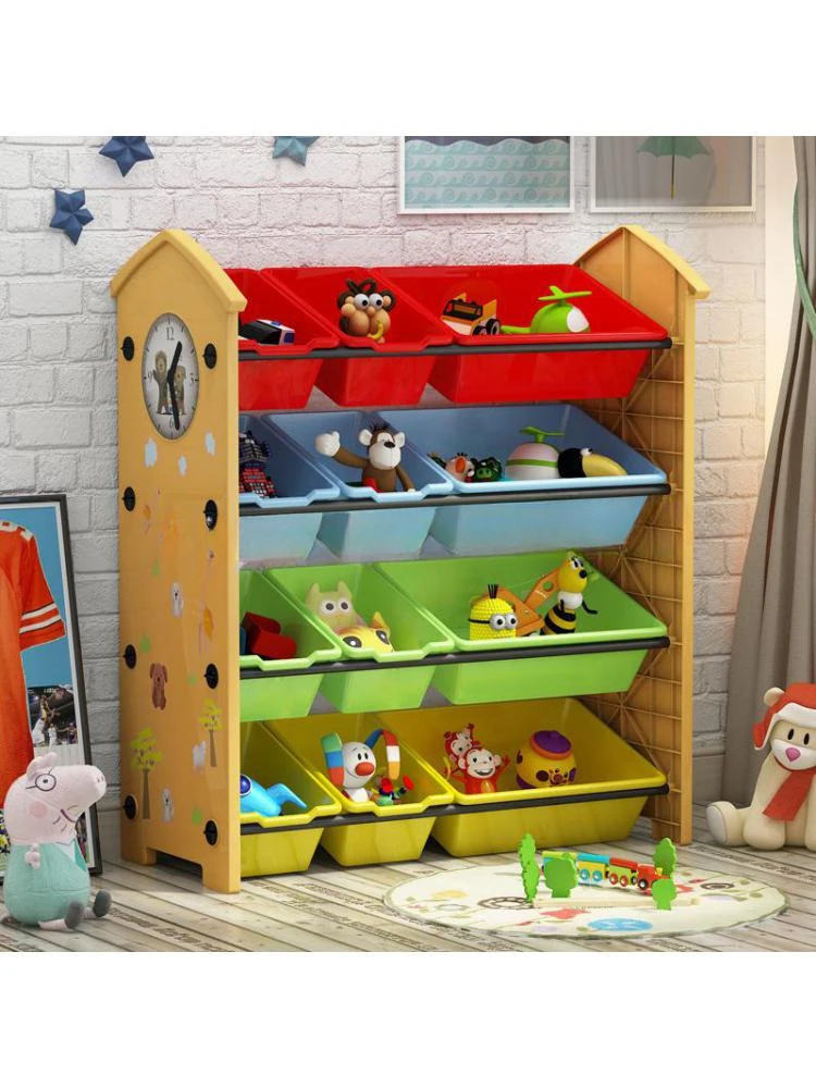 Children's Toy Storage Rack Baby Bookshelf Toy Storage Rack Multi-layer Kindergarten Storage Cabinet