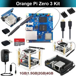 Orange Pi Zero 3 4GB RAM 2GB 1GB 1,5 GB Allwinner H618 64-Bit WiFi5 BT5.0 LPDDR4 16MB SPI Flash Gigabit Ethernet Orange Pi Zero 3