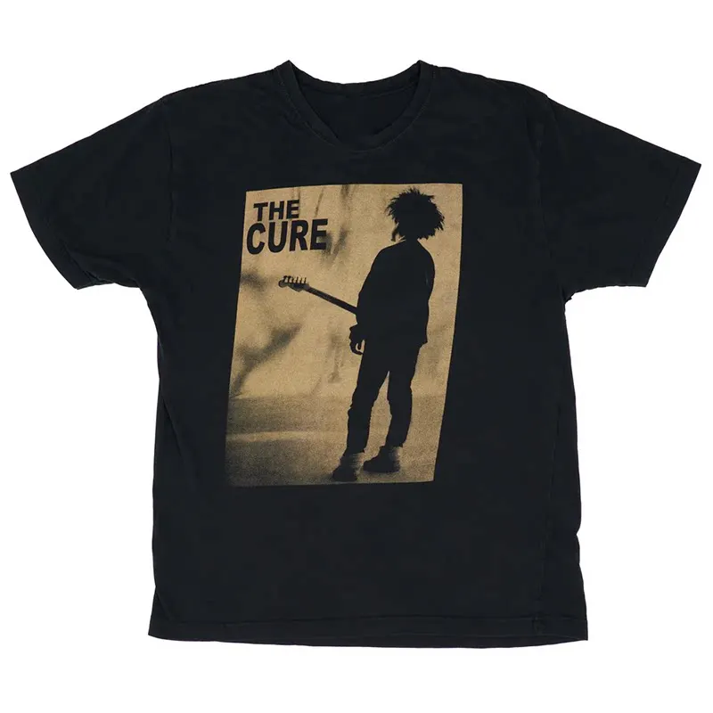 Best The Cure Band's Rock-punk Style American Retro Vintage Loose Short-sleeved Pure Cotton Straight-cut T-shirt