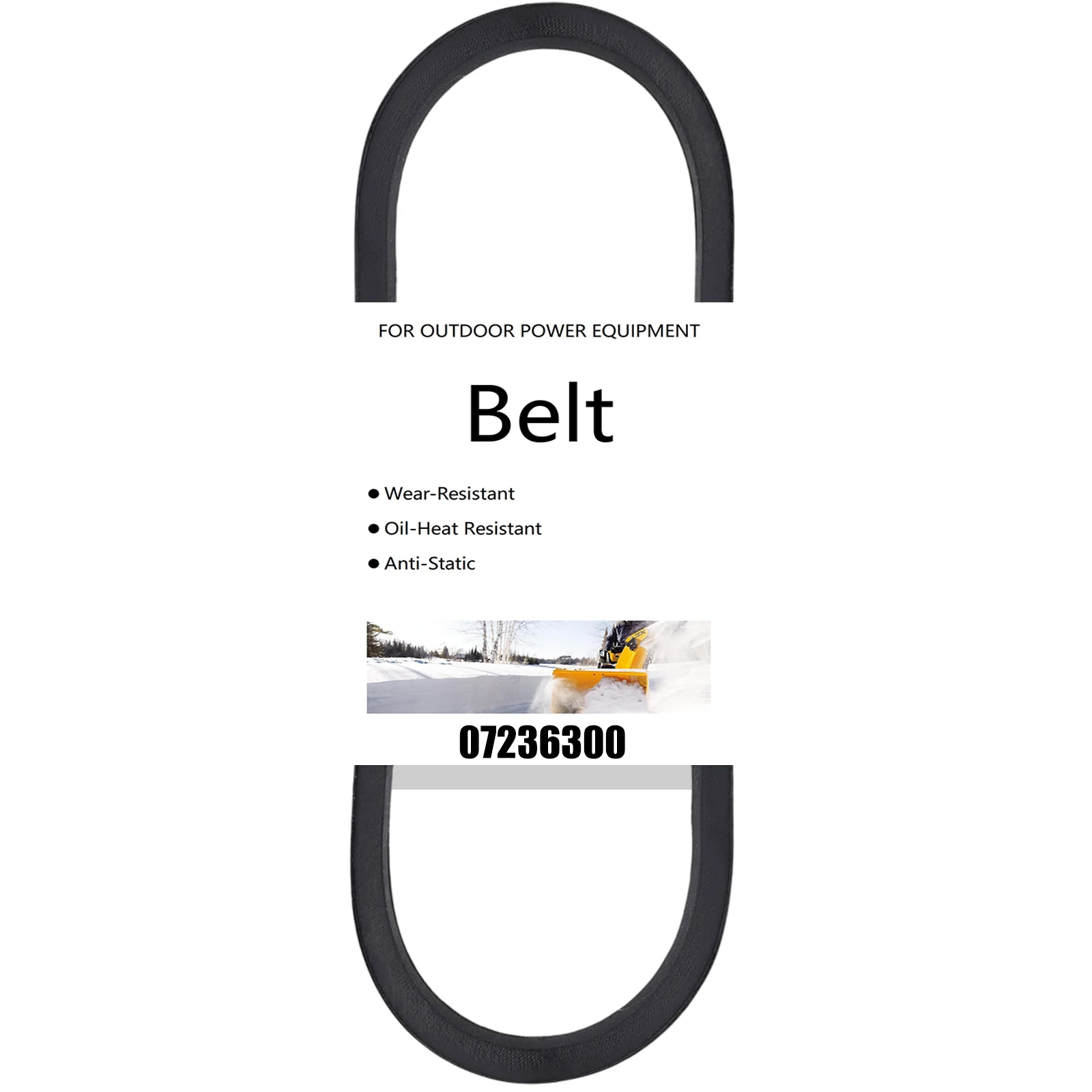 07236300 Drive Belt for Ariens SS522 SS722 522 722 938015 938016 938017 938018 938019 938300 938305 Snowblower V-Belt