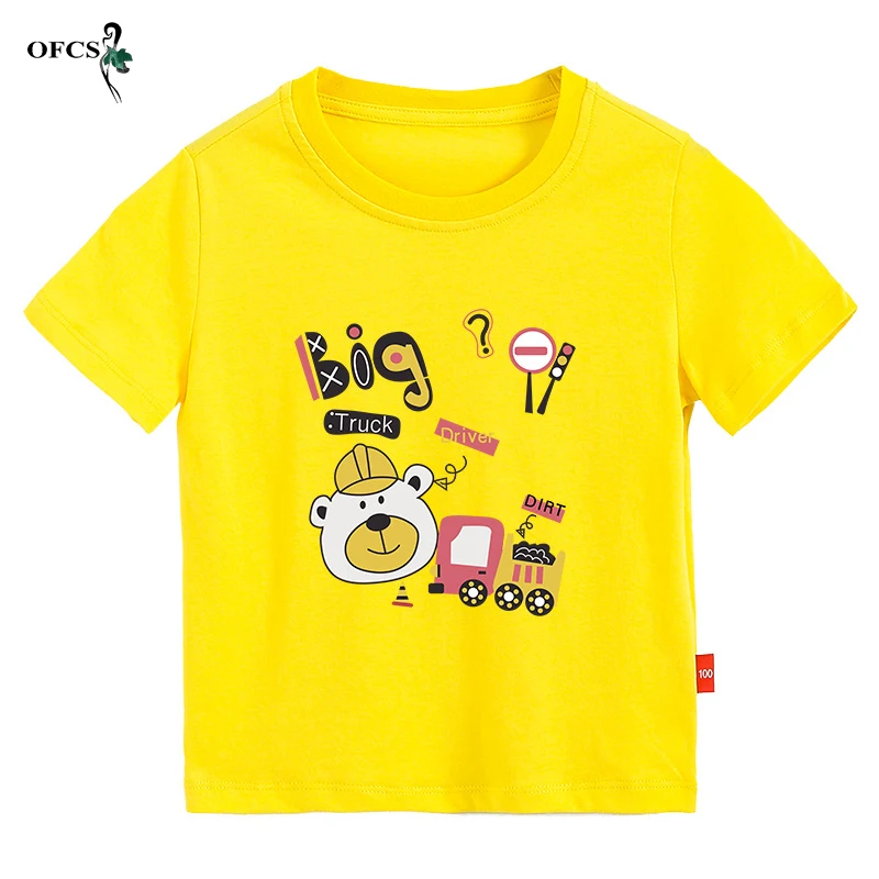 

New Arrival Summer Children's T-shirts Casual Tops For Kids Cartoon Short-sleeves Tees Girls Blouse Boys Baby Sweatshirts 2-12 Y