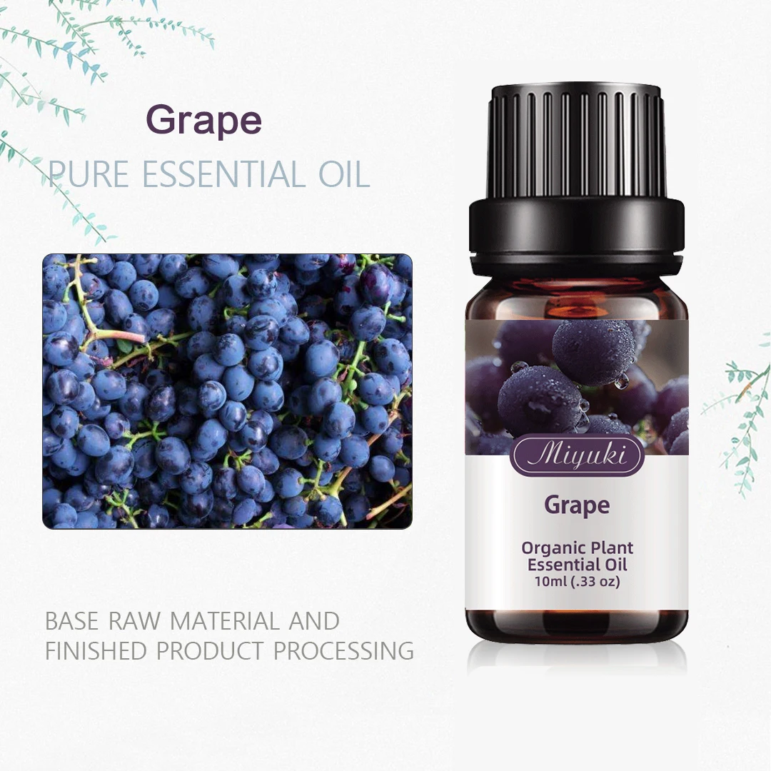 Grape Oil - All-Natural Carrier Oil, Antioxidant, Wrinkle Reducer, Anti-Aging - Moisturizing & Cleansing