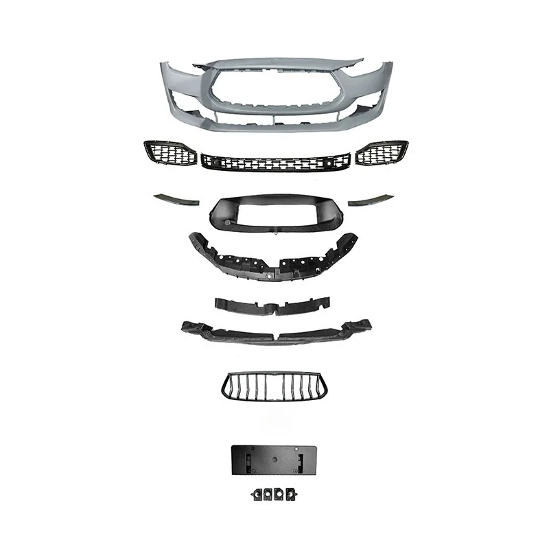 

Hot Sale Bodykit Auto Parts Front Bumper Grilles Upgrade 2021 Gt for Ghibli Wide Body Kit