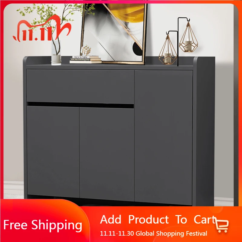 

Designer Modern Shoe Cabinet Vertical Entrance Hall Modern Stackable Shoe Shelf Storage Cupboard Archivadores Hotel Furniture