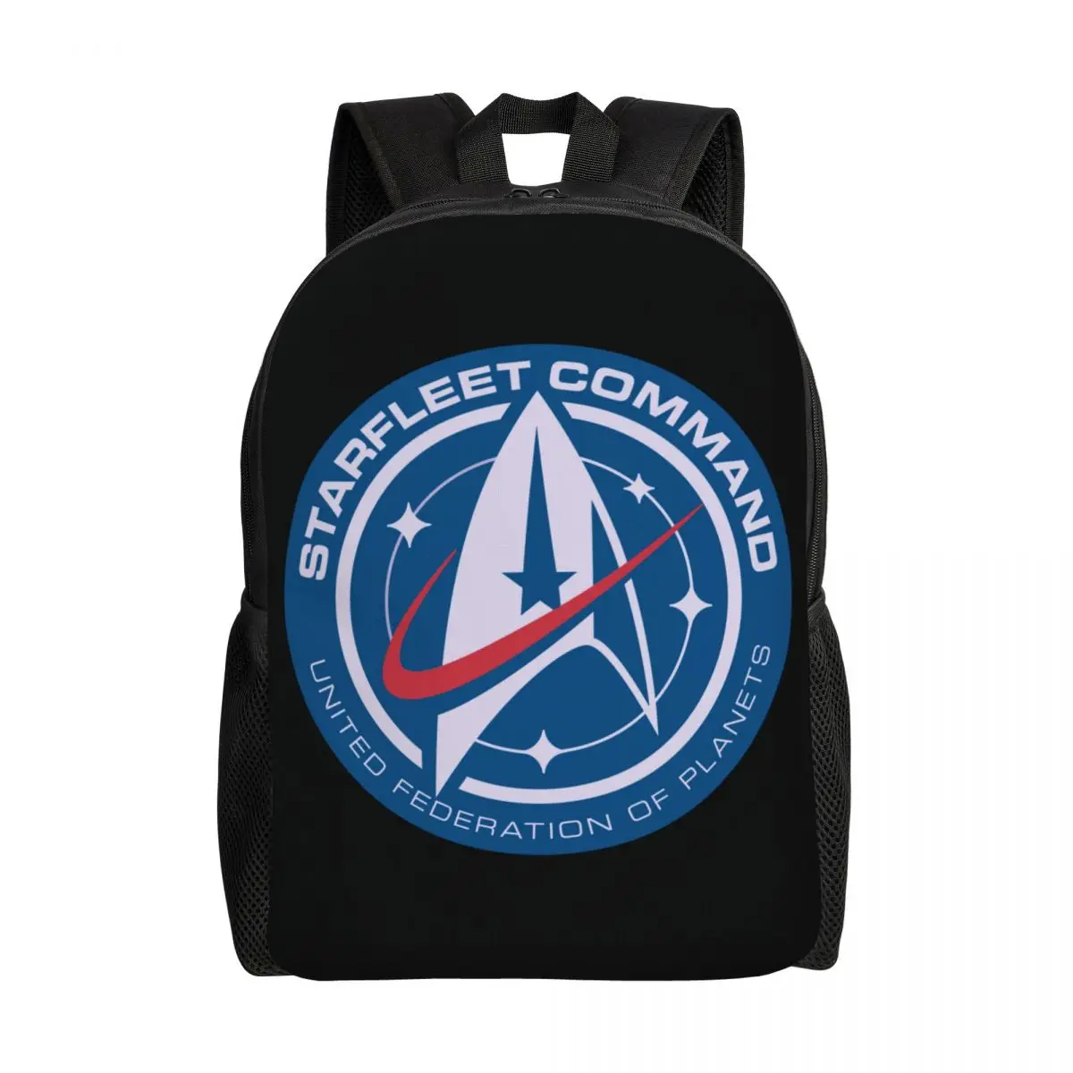 

Custom Star Trek Laptop Backpack Men Women Basic Bookbag for College School Students Science Fiction TV Series Bags