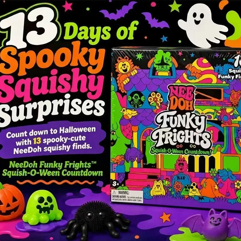 Day 13 of Needoh CalendarBlind Box Pinch Music Horror Fudge Slow Rise Decompressioncountdown Halloween New Year Surprisegift Box