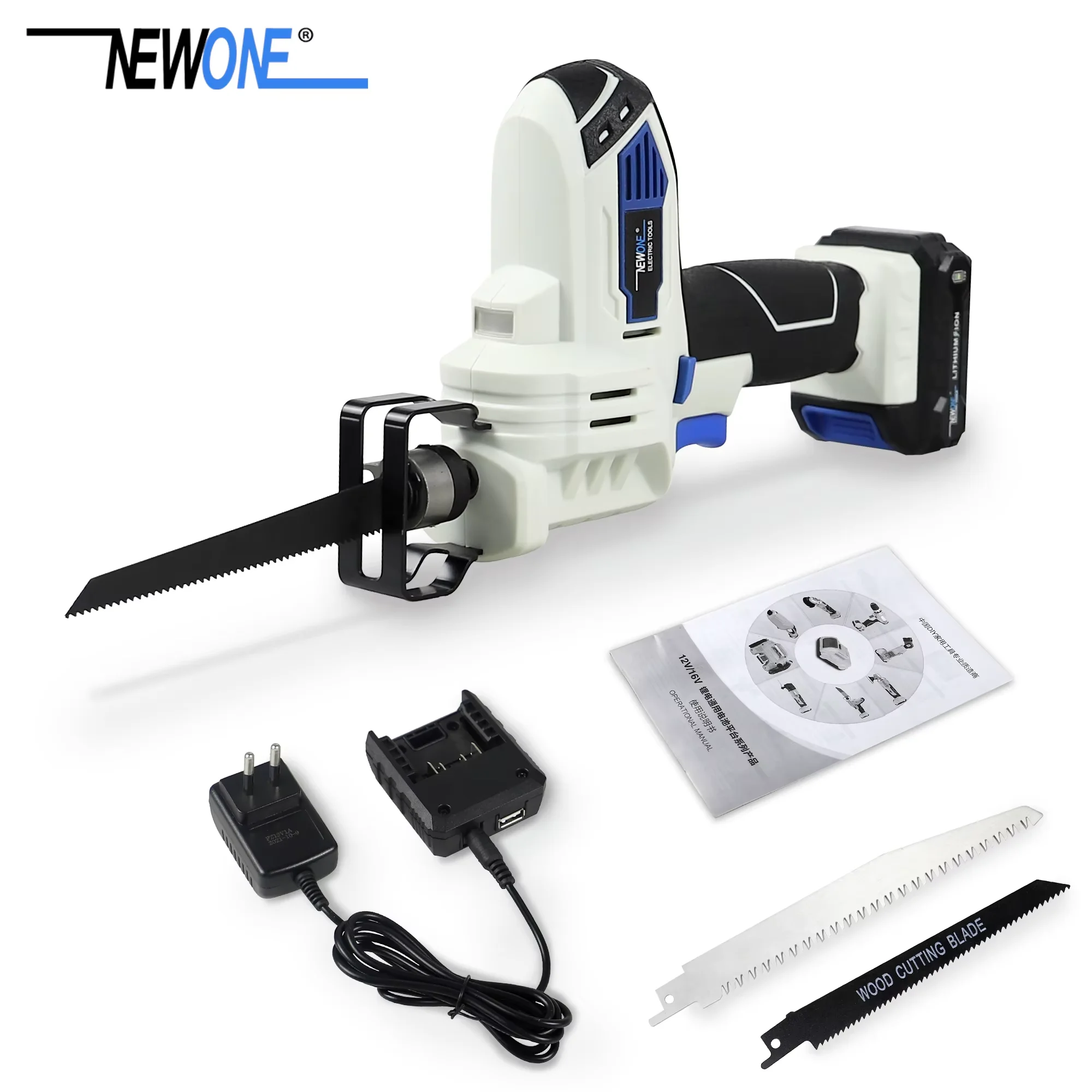 12V NEWONE Cordless Electric Lithium Power tool Portable and rechargeable Hand Reciprocating Saw Saber Saw Multi-function saw