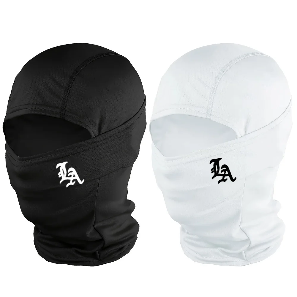 2 قطعة/1 قطعة قبعة بالاكلافا مقاومة للرياح قابلة للتنفس-قماش نسيج خفيف الوزن تغطية كاملة قناع ركوب الدراجات لركوب الدراجات والجري