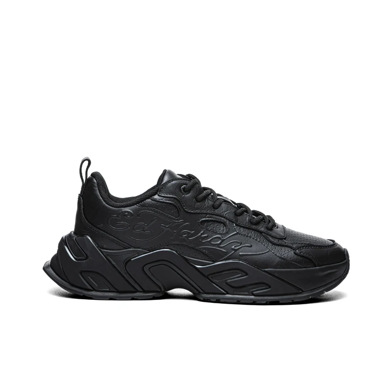 Men Ed Hardy Shoes Hot Sale Luxurious Sneakers Genuine Leather new shoes Balance Fashion Ed Shoes Luxury black shoes