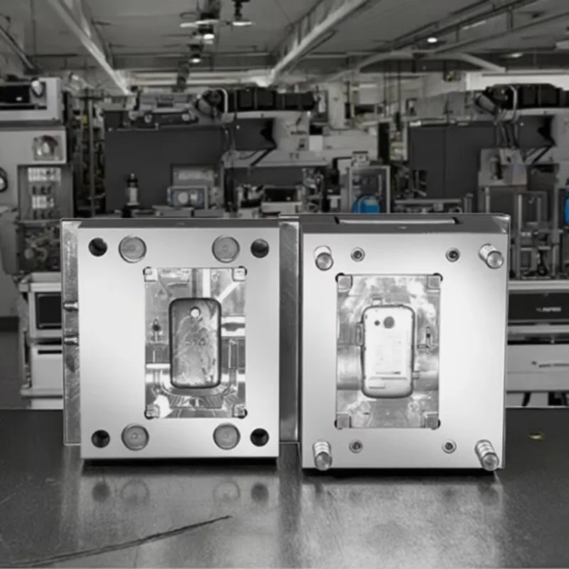 High Precision Multi Cavity Plastic Mould Mobile Phone Case 0.02mm Tolerance Custom Industrial Tooling
