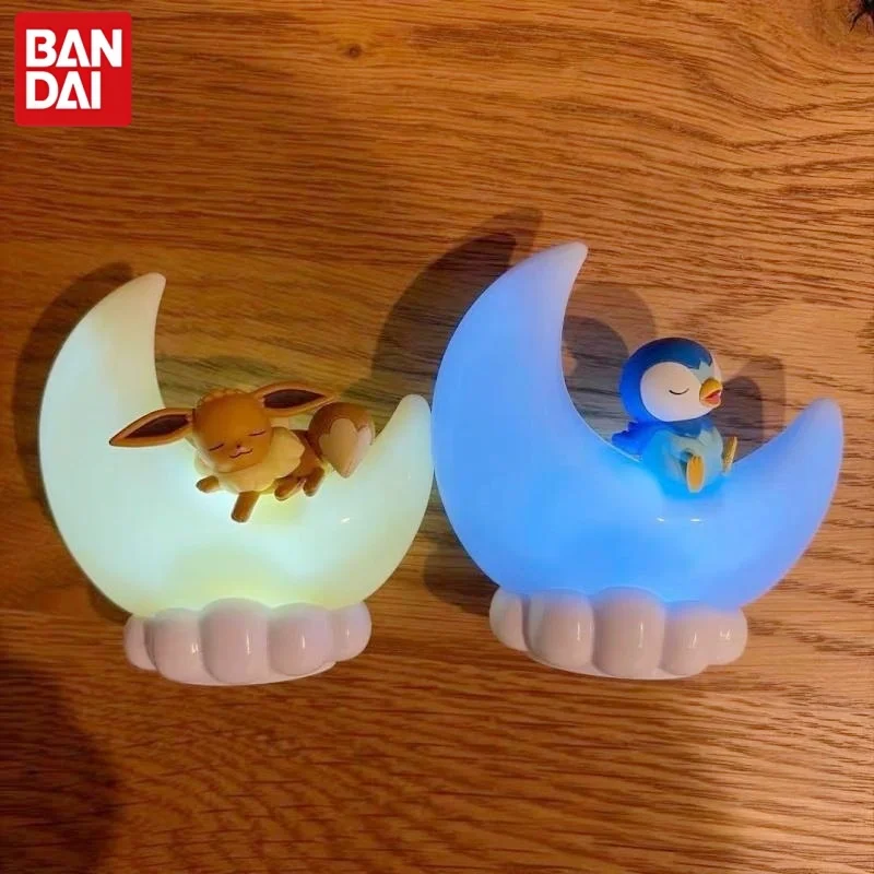 バンダイ正規品-ポケモンガシャポン-イーブイ-ムーンライト-スイートドリーム-ナイトライト-デスク装飾-アニメフィギュア-コレクターズモデル-pvc製-ギフト