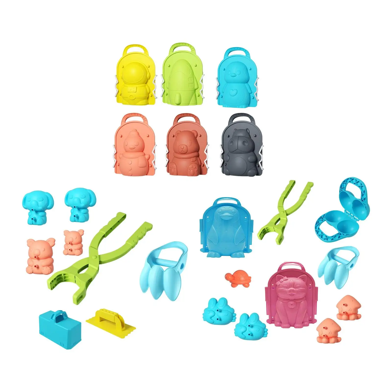 Cute Clip Kit Sand Toy Tool Play for Winter Outdoor Children Toddlers Gift