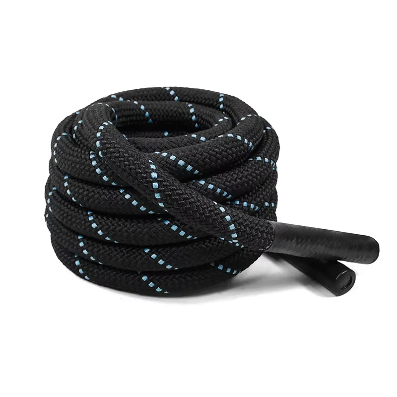 Proveedor profesional Fitness ejercicio batalla boxeo saltar cuerda de batalla de velocidad pesada con mango