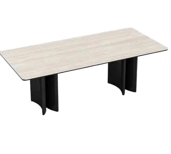 

Stone Plate Dining Tables and Chairs Set French Rectangular Cave Stone Stone Plate Dining Table Antique Style Home