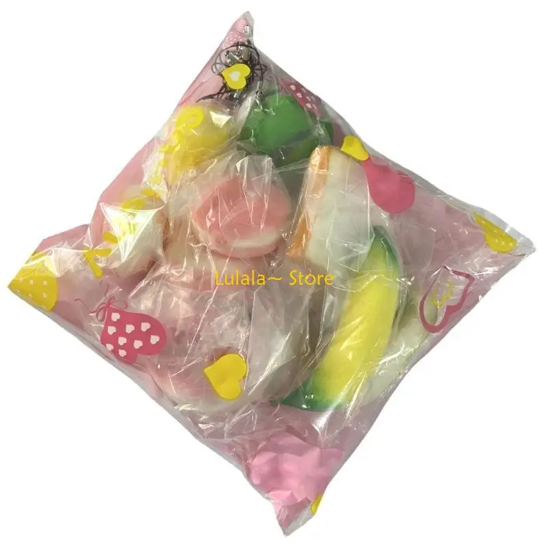 Y4QA 짜낼 장난감 PU 놀이 음식 부드러운 신축성 장난감 사무실 항불안 테이블 Decors 실용 농담 천천히 상승 장난감