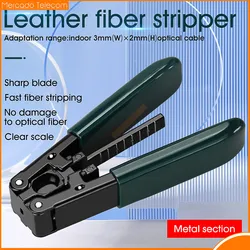 Fiber Optic Stripping Tool FTTH Fiber Optic Cable Stripper Striping Optical Pliers Drop Stripper Fiber Cable Stripper