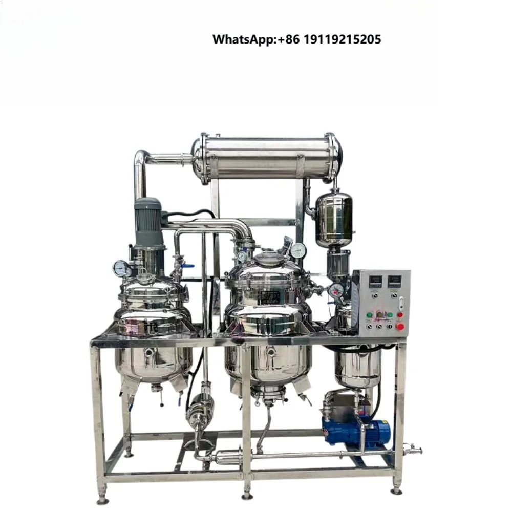 Laboratory Multifunctional Extraction Concentration Unit for Herbal Plant Essential Oil Honey Small Custom Equipment
