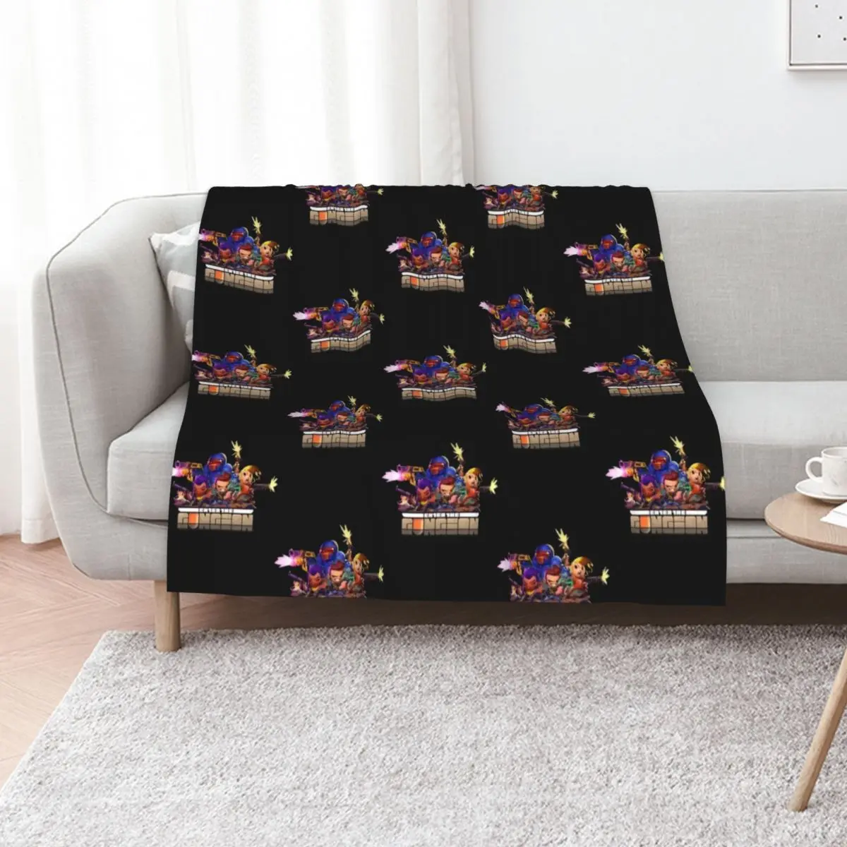 

Retro The Gungeoneers - Enter The Gungeon Throw Blanket Thins Hairy Polar Furrys Blankets