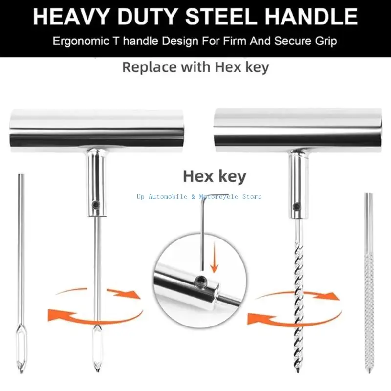 

270E набор для ремонта проколов автомобильных шин, инструмент для ремонта спущенных шин, аварийный ремонт проколов, набор для