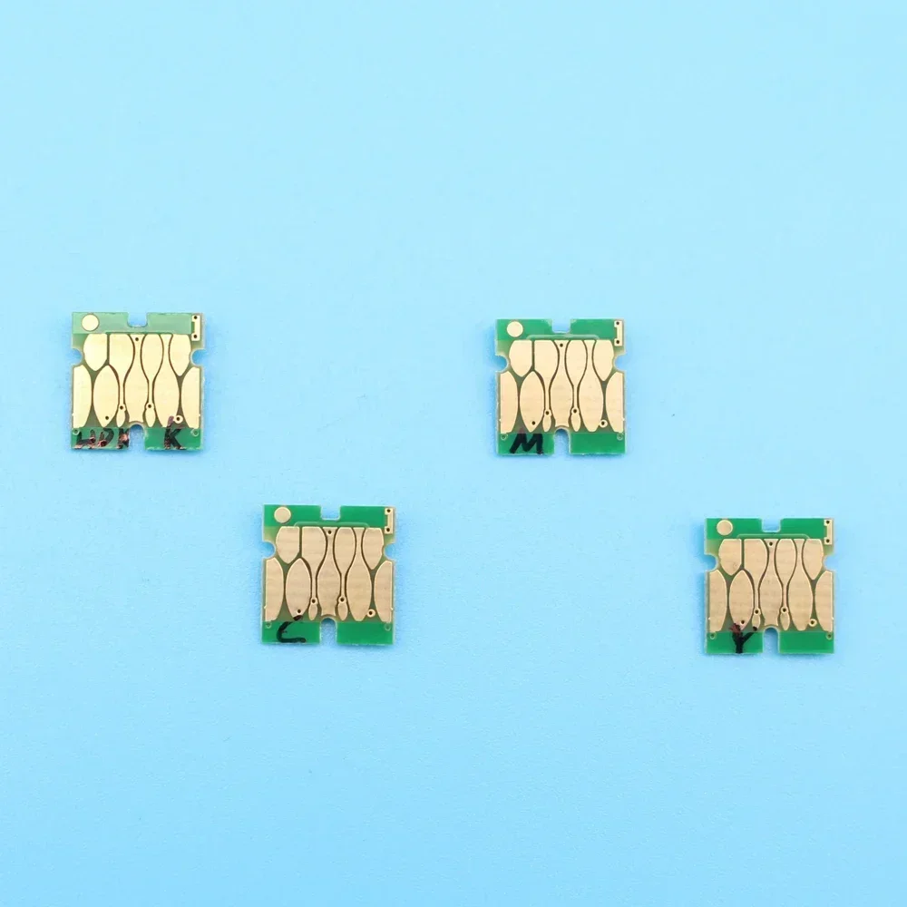 T46C8 T46C2 T46C3 T46C4 Series No.2 Printer Ink Cartridge One Time Chip for Epson SureColor F6370 F9470 F9470H T46C Ink Chips