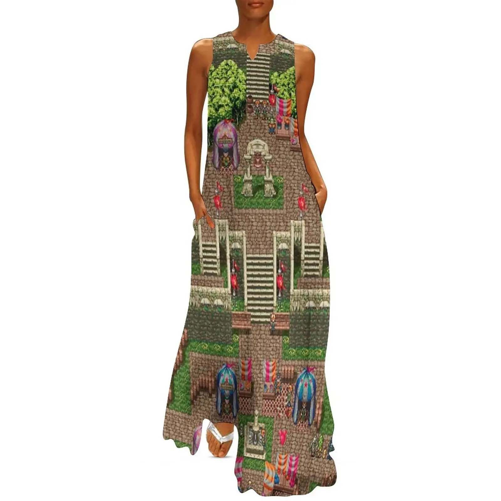 

Chrono Trigger Leene Square Millennium Fair Long Dress Dress for girls wedding dresses for parties sexy dress