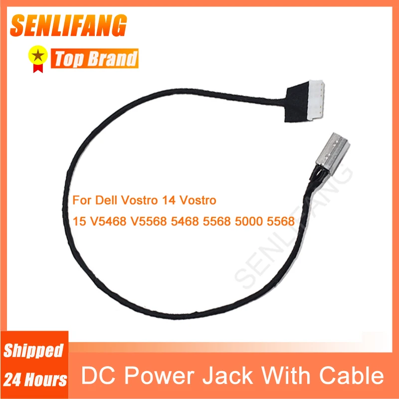 For Dell Vostro 14 Vostro 15 V5468 V5568 5468 5568 5000 5568 P62F P62F001 P75G P75G001 DC Power Jack With Cable Socket