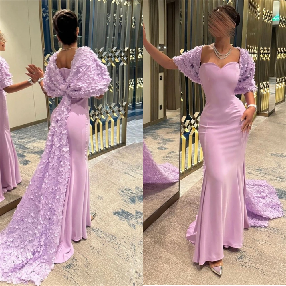 Vestido de noche de graduación con hombros descubiertos, faldas de sirena, estola drapeada, vestidos para ocasiones a medida, Arabia Saudita, Formal