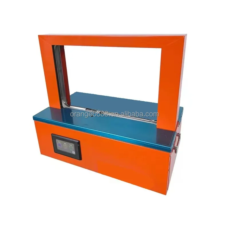 

Tabletop Paper Automatic Strapping Banding Machine Paper and Opp Tape Banding Money Currency Packing Machine